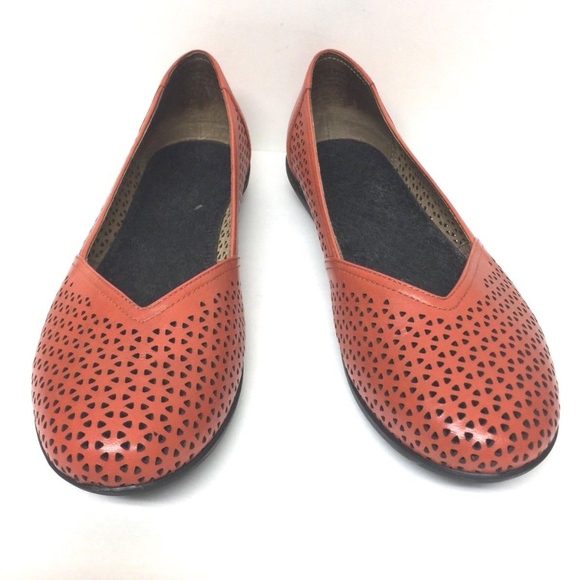 Dansko Shoes - Dansko NEELY leather flats orange 38/7.5 shoes
